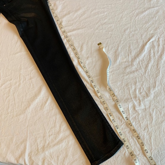 Citizens of Humanity Wax Coated Black Skinny Jeans Size 30 - Picture 8 of 10
